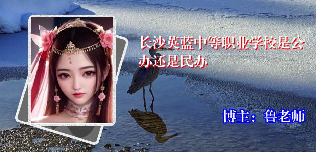 长沙英蓝中等职业学校是公办还是民办