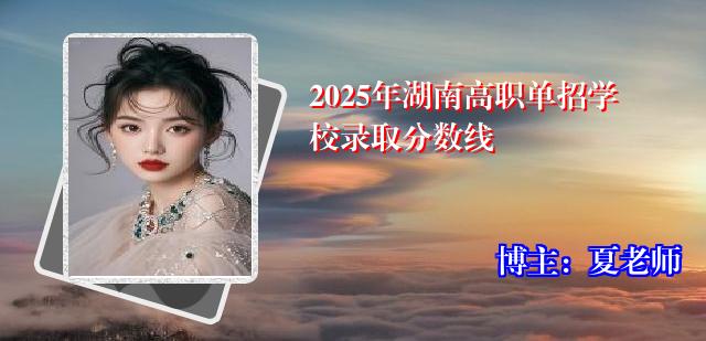 2025年湖南高职单招学校录取分数线