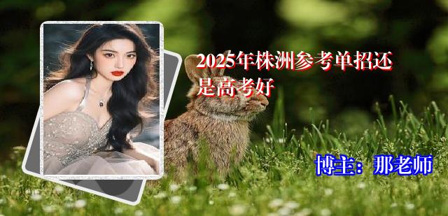 2025年株洲参考单招还是高考好