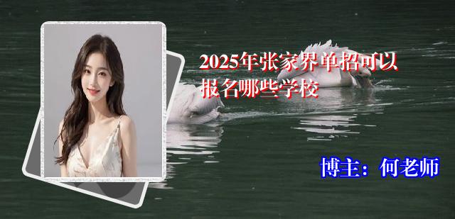 2025年张家界单招可以报名哪些学校