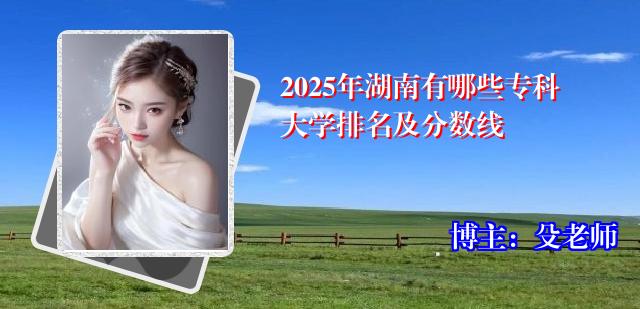 2025年湖南有哪些专科大学排名及分数线