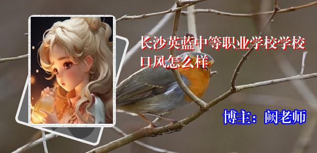 长沙英蓝中等职业学校学校口风怎么样