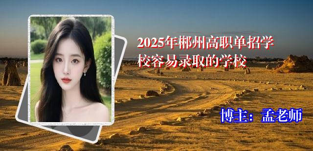 2025年郴州高职单招学校容易录取的学校