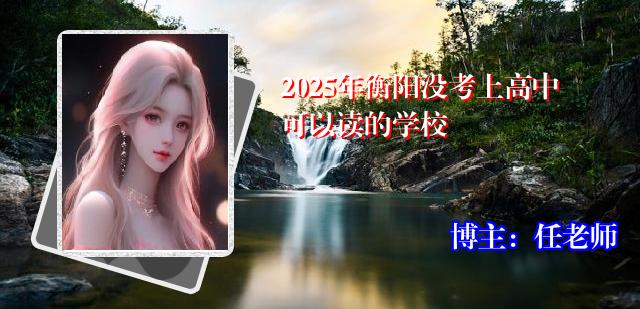 2025年衡阳没考上高中可以读的学校