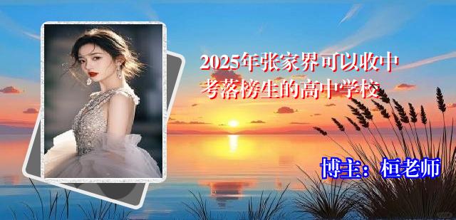2025年张家界可以收中考落榜生的高中学校