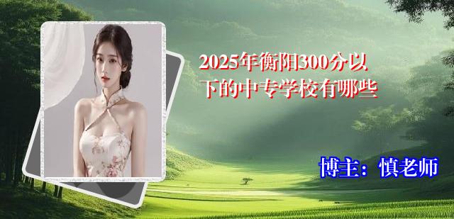 2025年衡阳300分以下的中专学校有哪些
