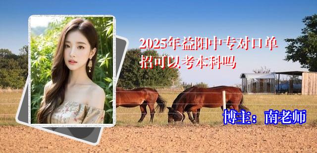 2025年益阳中专对口单招可以考本科吗
