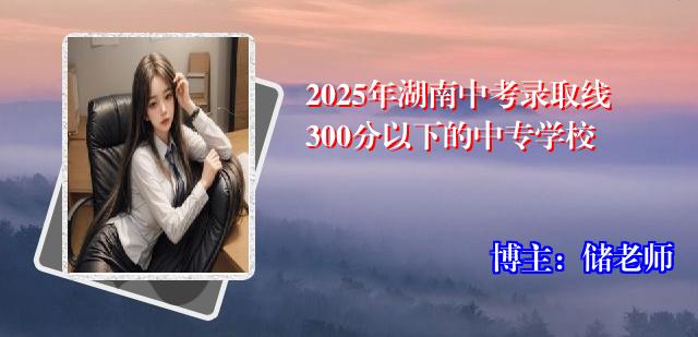 2025年湖南中考录取线300分以下的中专学校