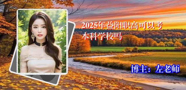 2025年益阳职高可以考本科学校吗