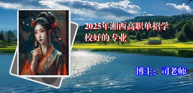 2025年湘西高职单招学校好的专业