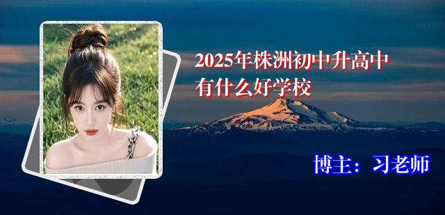 2025年株洲初中升高中有什么好学校