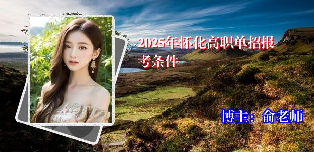 2025年怀化高职单招报考条件