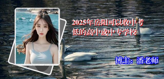 2025年岳阳可以收中考低的高中或中专学校