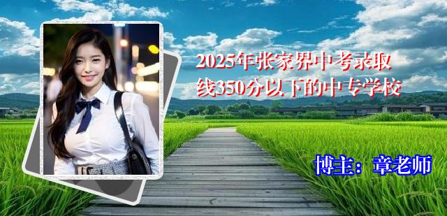 2025年张家界中考录取线350分以下的中专学校