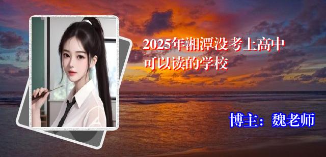 2025年湘潭没考上高中可以读的学校