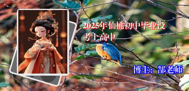 2025年仙桃初中毕业没考上高中