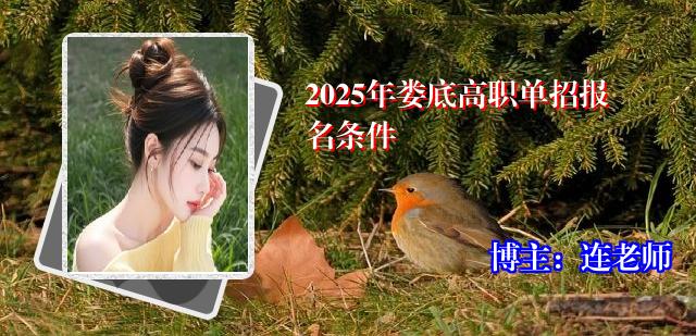 2025年娄底高职单招报名条件