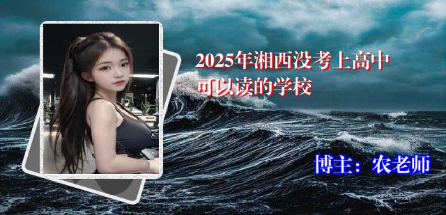 2025年湘西没考上高中可以读的学校