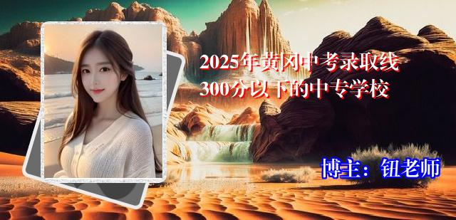 2025年黄冈中考录取线300分以下的中专学校