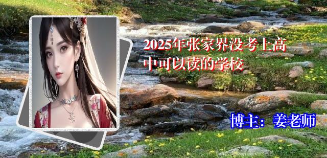 2025年张家界没考上高中可以读的学校