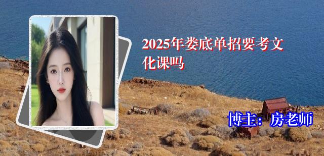2025年娄底单招要考文化课吗