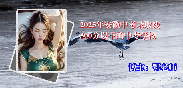 2025年安徽中考录取线300分以下的中专学校