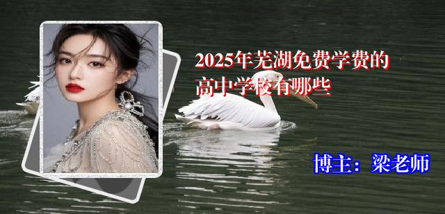 2025年芜湖免费学费的高中学校有哪些
