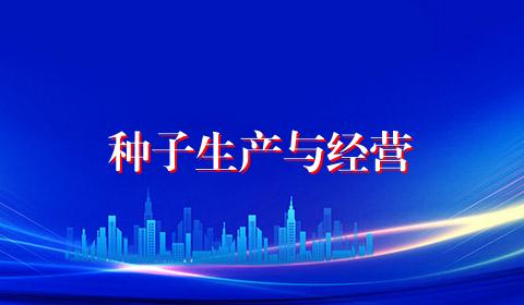 种子生产与经营