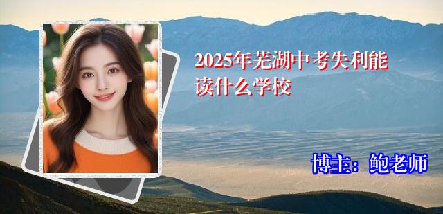 2025年芜湖中考失利能读什么学校