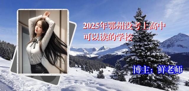 2025年鄂州没考上高中可以读的学校