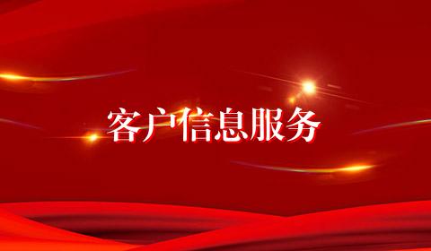 客户信息服务
