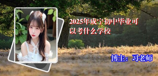 2025年咸宁初中毕业可以考什么学校