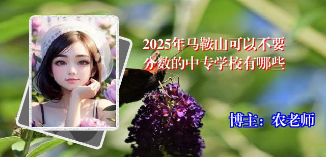 2025年马鞍山可以不要分数的中专学校有哪些