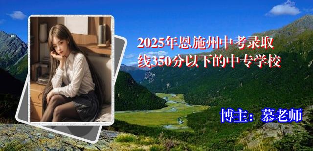2025年恩施州中考录取线350分以下的中专学校