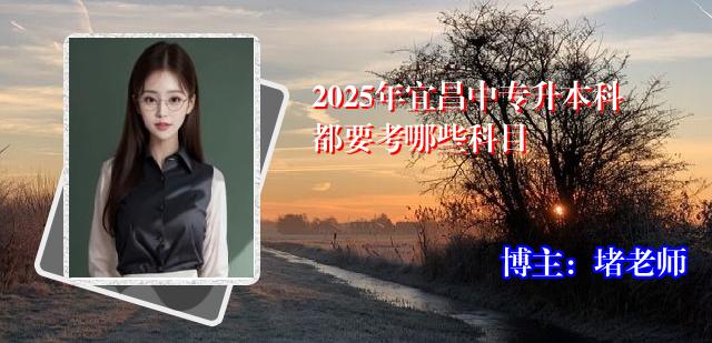2025年宜昌中专升本科都要考哪些科目