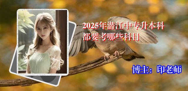 2025年潜江中专升本科都要考哪些科目