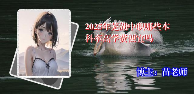 2025年芜湖中职哪些本科率高学费便宜吗