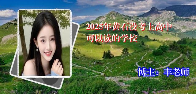 2025年黄石没考上高中可以读的学校