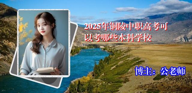 2025年铜陵中职高考可以考哪些本科学校