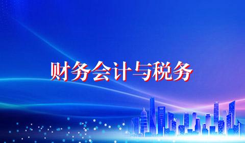 财务会计与税务