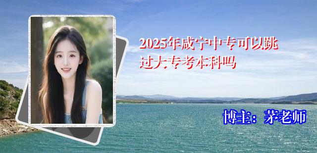 2025年咸宁中专可以跳过大专考本科吗