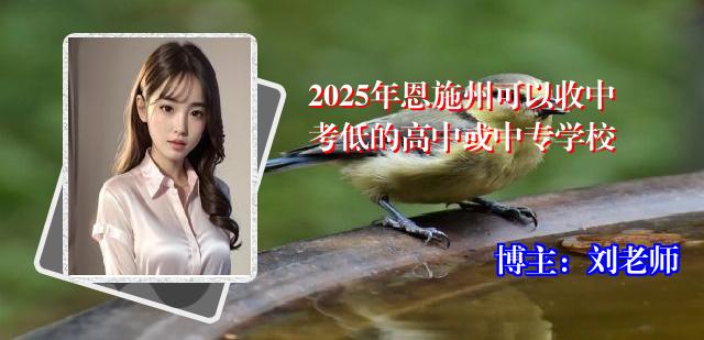 2025年恩施州可以收中考低的高中或中专学校