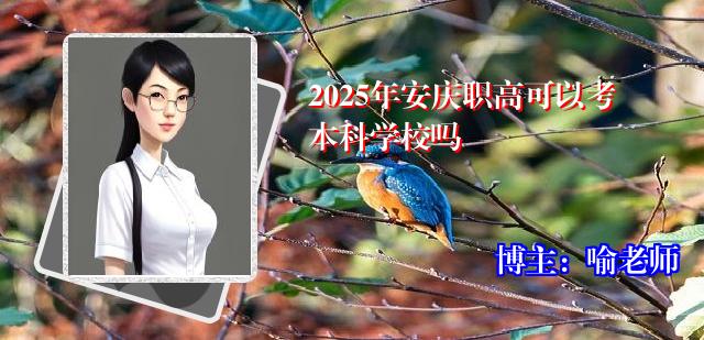 2025年安庆职高可以考本科学校吗
