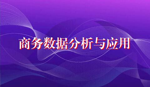 商务数据分析与应用