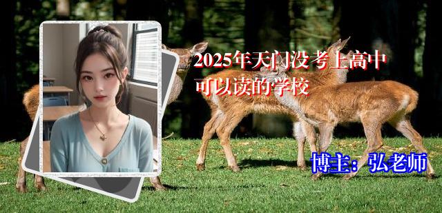 2025年天门没考上高中可以读的学校