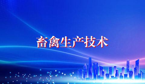 畜禽生产技术