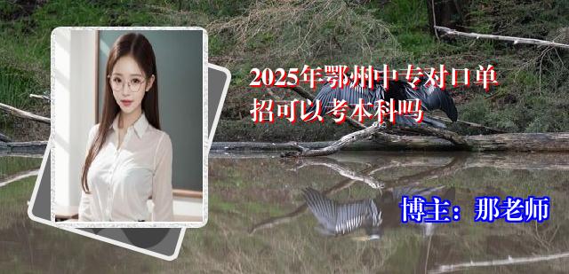2025年鄂州中专对口单招可以考本科吗