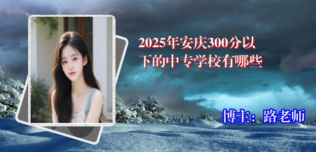 2025年安庆300分以下的中专学校有哪些
