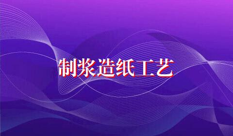 制浆造纸工艺