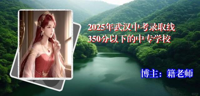 2025年武汉中考录取线350分以下的中专学校